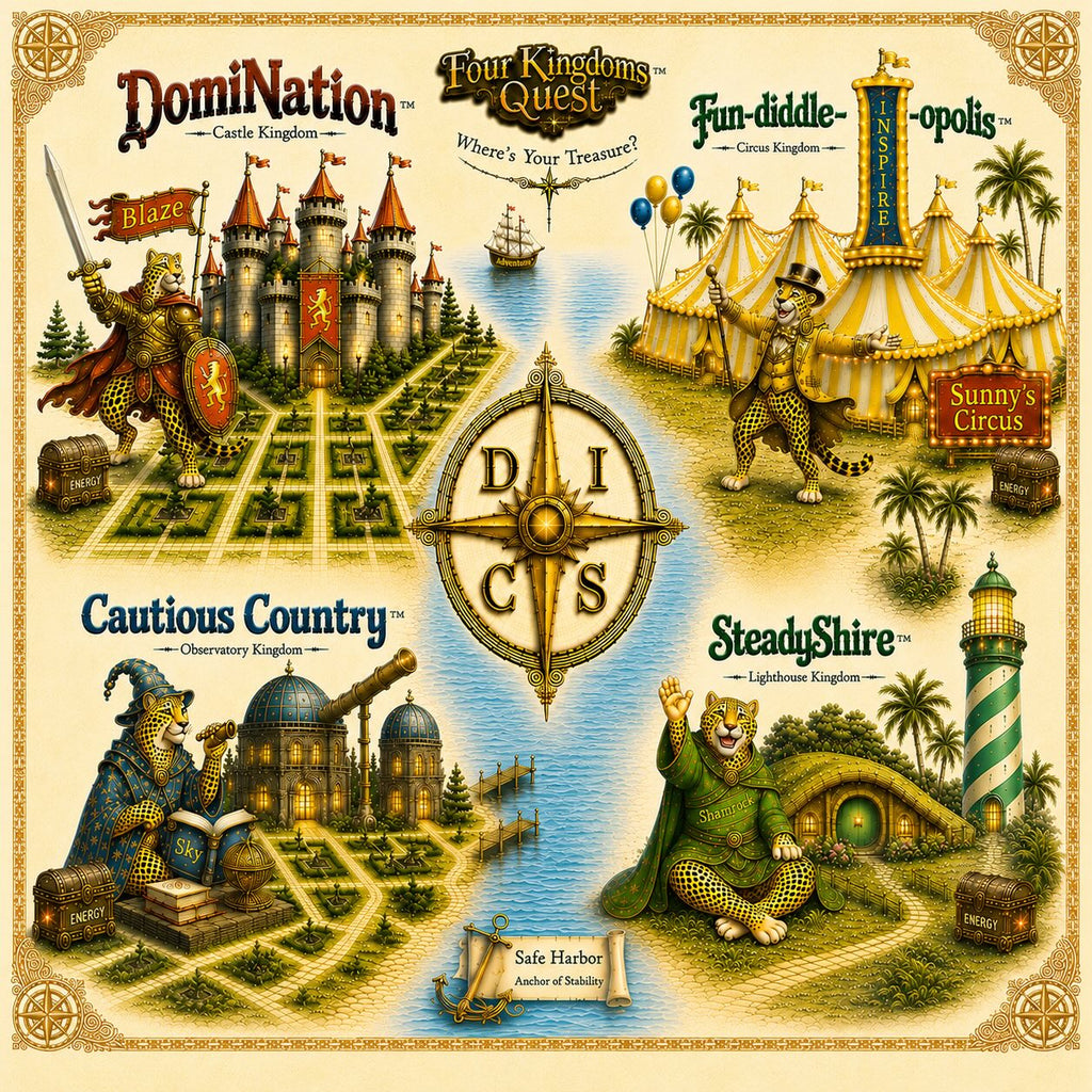 Four Kingdoms Stage Map — Large Format Banner