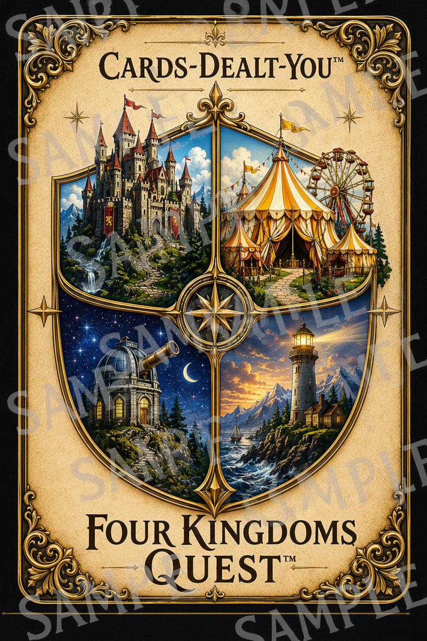 Cards-Dealt-You™ Poster 24" x 36"