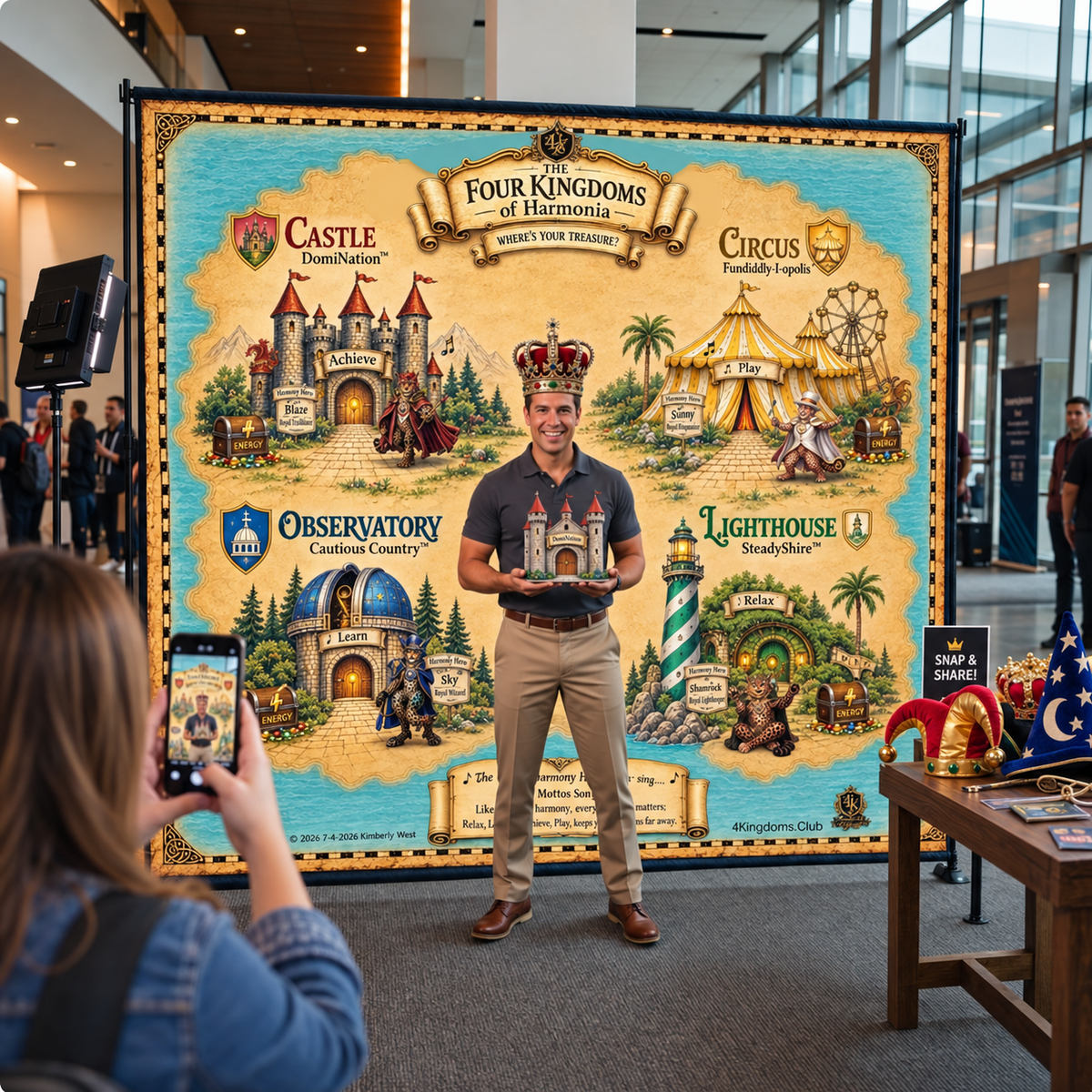 EVENT Theme Decorations 4Kingdoms Maps