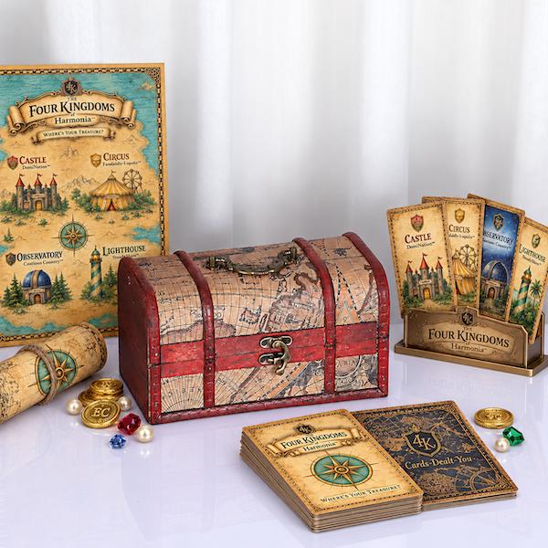Desktop Treasure Chest — Antique Map Edition (coming soon)
