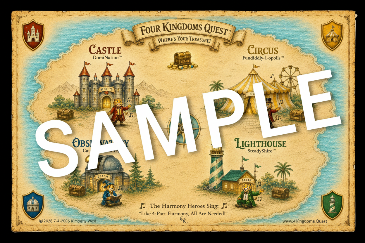 Four Kingdoms Quest Map - SAMPLE